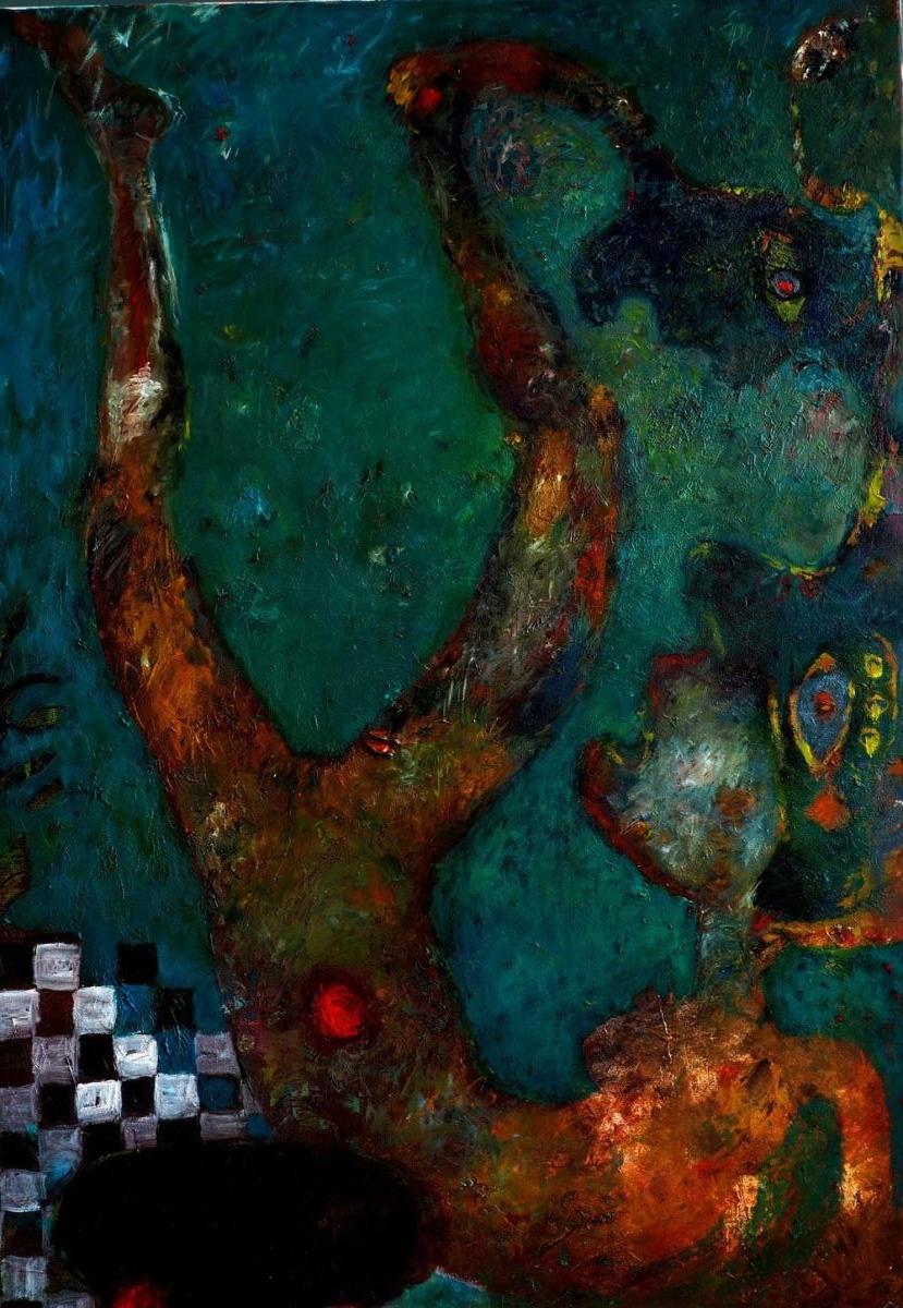 100-×-70-cm-39.4-×-27.6-inches-Oil-on-Canvas
